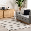 Nuloom Tallulah Plaid 2x3 Wool Accent Indoor Area Rug for Living Room Bedroom Dining Room Entryway Kitchen, Ivory/Grey - 2 of 4