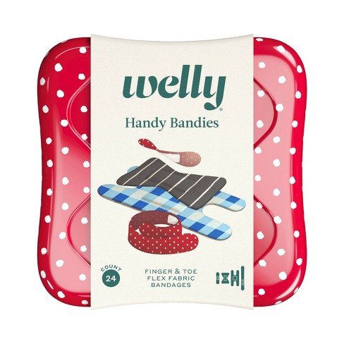 Welly Handy Bandies Finger & Toe Flex Fabric Assorted Bandages - 24ct - image 1 of 4