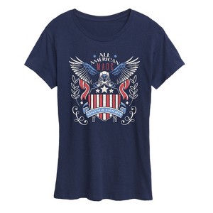 Women's - Instant Message - All American Vintage Goods Short Sleeve Graphic T-Shirt - 1 of 4