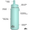 Hydrapeak 20oz Kids Stainless Steel Leak Proof Water Bottle with Straw Lid and Flexible Handle - 2 of 4