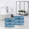 Luxury Cotton Heavyweight Solid Plush Towel Set by Blue Nile Mills - 2 of 4