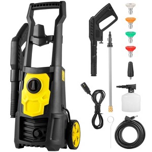 VEVOR Electric Power Washer, 2000 PSI, Max 1.65 GPM Pressure Washer with 30 ft Hose & Reel, 5 Quick Connect Nozzles, Foam Cannon - 1 of 4