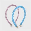 Beaded Headband Set 2pc - A New Day™ - 2 of 3
