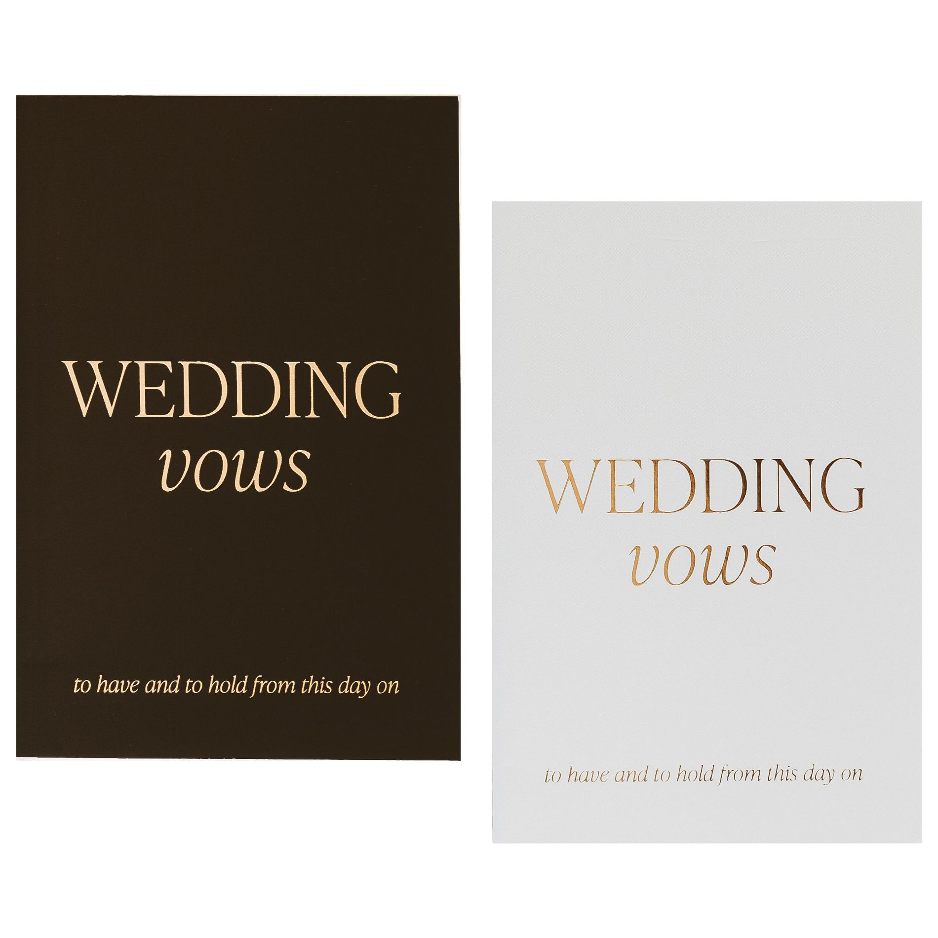 Sweet Water Decor Wedding Vow Booklets - Pack of 2