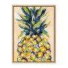 Kate and Laurel Sylvie Pineapple Study No 2 Framed Canvas by Rachel Christopoulos, 18x24, Natural - 2 of 4