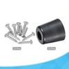Unique Bargains Round Non-Slip Furniture Protector with Stainless Steel Washer and Screws 10 Pcs - 3 of 4