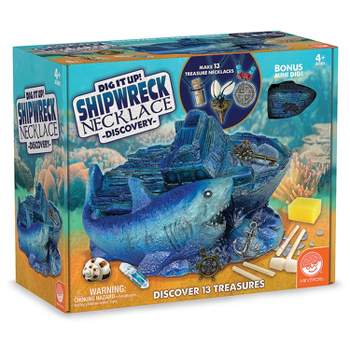 MindWare Dig It Up! Shipwreck Discovery Dig Kit & Jewelry Making Kit for Kids Ages 4 and Up