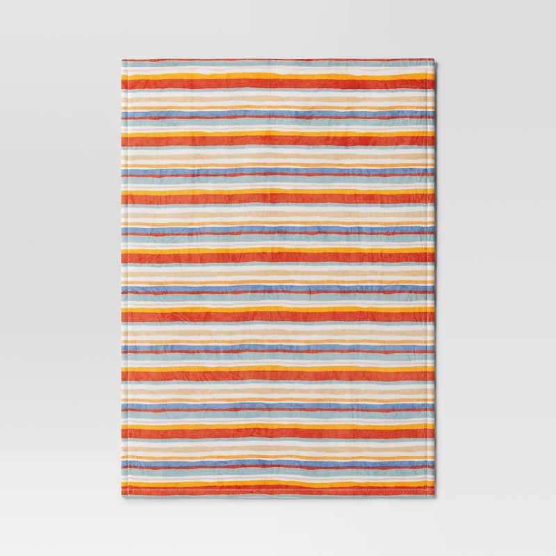 Wavy Striped Printed Plush Throw Blanket - Room Essentials&#8482;, 4 of 6
