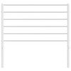 vidaXL 35.4-Inch Metal Headboard for Twin/Twin XL Size Beds, Durable Steel Construction Headboard for Modern Minimalist Bedroom, Easy Assembly, White - 4 of 4