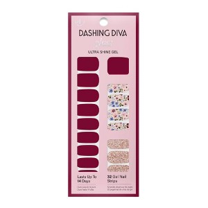 Dashing Diva Gloss Palette Gel Nail Polish Strips - 32ct - 1 of 4