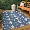 JONATHAN Y Liana Casual Coastal Flamingos Two-Tone Indoor/Outdoor Area Rug - 3 of 4