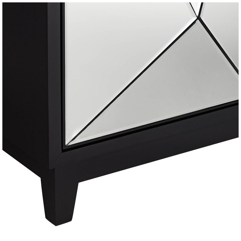 Studio 55D Bradley 36" 2-Door Mirrored Accent Cabinet, 5 of 10
