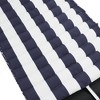 2PCS Set Outdoor Lounge Chair Cushion Replacement Patio Funiture Seat Cushion Chaise Lounge Cushion-BLACK-WHITE - 3 of 4