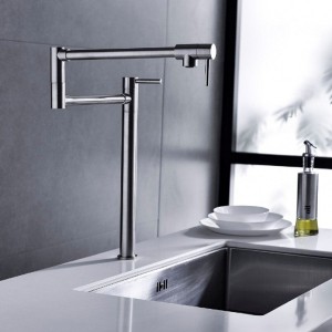 Extended Reach Pot Filler Faucet with Long Shank - 1 of 4