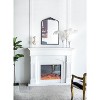 Grungis Arched Wall Mirrors with Metal Frame,Baroque Inspired Decor Wall-Mounted Mirror for Bathroom,Living Room - 2 of 4