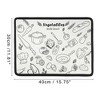 Unique Bargains Dish Drying Mat White Black 15.75"x11.81" - 4 of 4