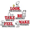 Eureka® Peanuts® Snoopy It's Ok to... Bulletin Board Set, 42 Pieces - 2 of 3