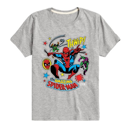 Boys' - Marvel - Stickers Style Short Sleeve Graphic T-Shirt - image 1 of 4