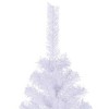 Artificial Christmas Tree White PVC, Steel 94.5 in - 4 of 4
