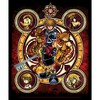 Juniors Womens Kingdom Hearts 2 Stained Glass Art Cowl Neck Sweatshirt - 2 of 4