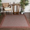 Well Woven Woden Indoor/Outdoor Flat Weave Pile Solid Border Area Rug - 2 of 4