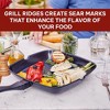 Alva Energy Ceramic Nonstick Griddle Pan 11"x11" Non Toxic Grooved Ridges Seasoned Square Grill Pan, Compatible with All Stovetops & Induction Safe - 2 of 4