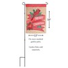 Dicksons Magnolia Garden Outdoor Flag Decoration For Garden, Yard, Or Walkway Standard 13 x 18, Weather Resistant Polyester, Cardinal Merry Christmas - 2 of 2