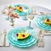 Silver Spoons Elegant Disposable Plastic Plates for Party, Heavy Duty Mint Disposable Plate Set (10 PC) - Chateau - 2 of 2