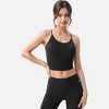 Anna-Kaci Active Women's Crisscross Strappy Sports Bra with Lace-Up Detail - 2 of 4