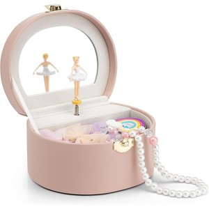 Musical Jewelry Box for Girls - Kid Music Box with Ballerina for Birthday Bedroom Decor - 1 of 4