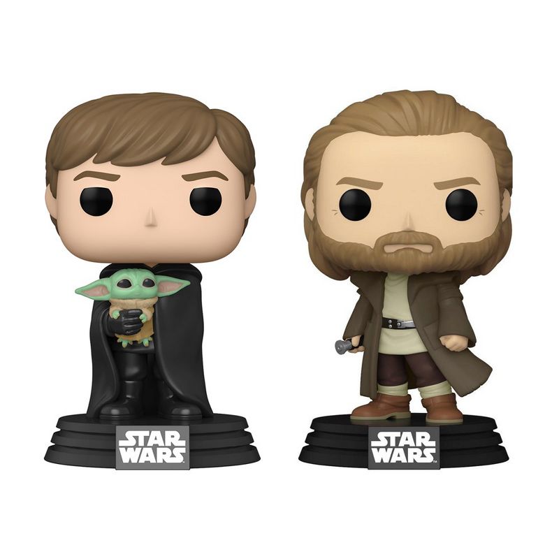 Funko 2 pack Star Wars: Luke Skywalker& Obi-Wan #482 #538, 1 of 2