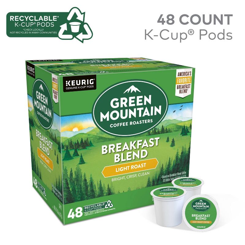 Green Mountain Coffee Breakfast Blend Keurig K-Cup Coffee Pods, 3 of 18