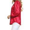 Women's In Your Heart Leopard Blouse - And The Why - 3 of 4