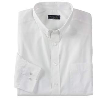 KingSize Men's Big & Tall  Wrinkle-Free Long-Sleeve Button-Down Collar Dress Shirt