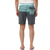 TATT 21 Men's Summer Beach Color Block Drawstring Waist Swim Board Shorts - 3 of 4
