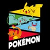 Boy's Pokemon Colorful Starters Banners T-Shirt - 2 of 4