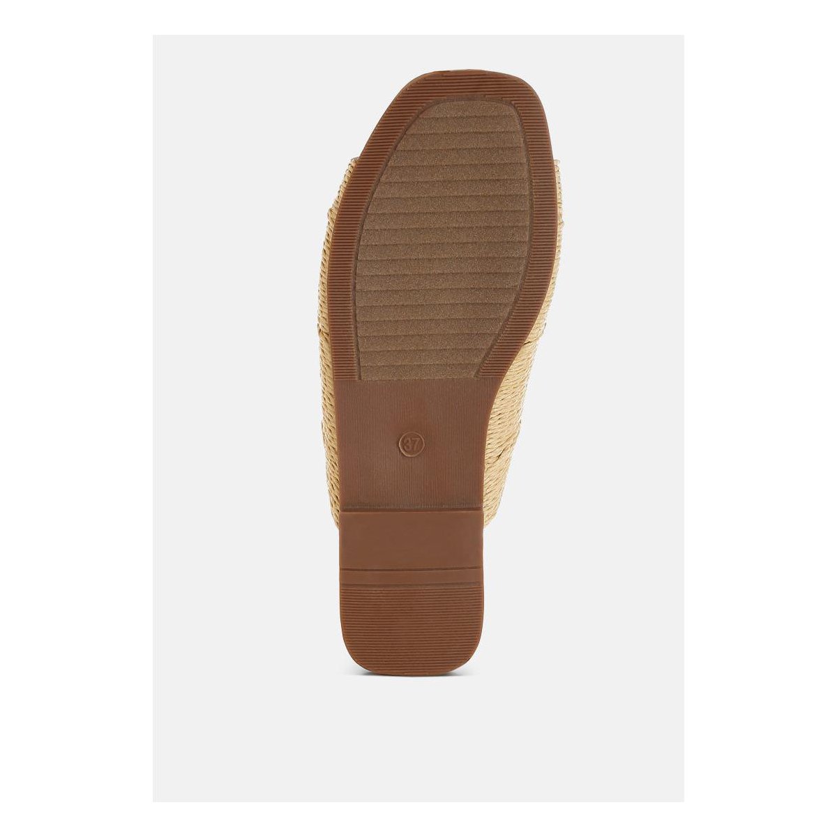 Обувь Rag & Co Womens Daisy Doe Raffia Square Toe Flats 9 — фото 6