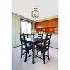 Elegant Lighting Kiera 3 lights flush mount in brass - 2 of 4