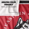 Northeastern University Primary Logo Silky Touch Blanket White 50x60 - 4 of 4
