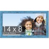 PosterPalooza | Photo Size Shabby Chic Blue Picture Frame - UV Acrylic, Foam Board Backing, Hanging Hardware - 2 of 4