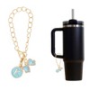 Unique Bargains Chain Bow Water Cup Pendant 1 Pc - 3 of 4