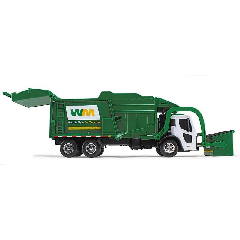 First Gear 1/25 Waste Management Mack LR Garbage Truck with Mcnelius Meridan Front Load Refuse Bin 70-0616D, 4 of 6
