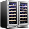 Yeego 30 in. refrigerator, 2 each 66-bottle built-in/free-standing wine coolers - 3 of 4