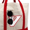 University of Virginia's College at Wise Cavaliers Primary Logo Canvas Tote Bag With External Pocket, Reusable Shoulder Bag for Shopping, School, - 2 of 4