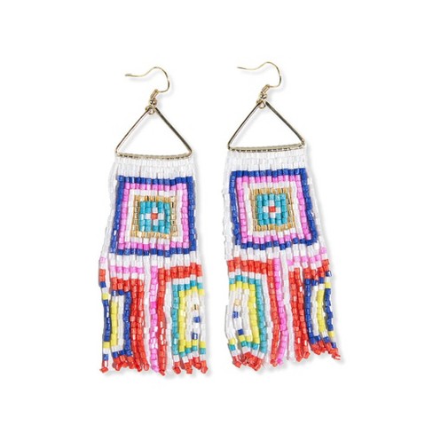 Fringe on sale earrings target