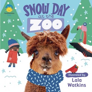 Snow Day at the Zoo - (At the Zoo) by  Smithsonian Institute (Board Book) - 1 of 1