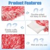 Unique Bargains Double-Sided Plush Household Clean Microfiber Car Wash Mitt 10" x 8" - 4 of 4