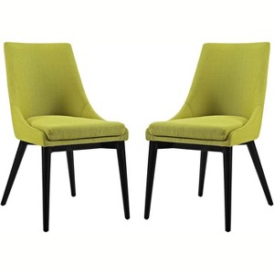 ModwayViscount Dining Side Chair Fabric Set of 2 - 1 of 2