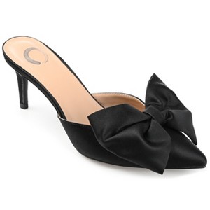 Journee Women's Tiarra Medium and Wide Width Evening Pumps - 1 of 4