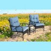 Mshliw 3-Piece Outdoor Wicker Furniture Set with Cushions and Coffee Table – Modern Rattan Chair Set for Patio, Garden, or Poolside - 4 of 4